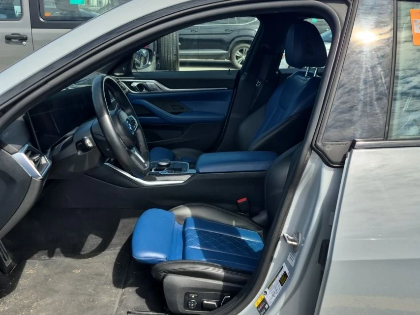 BMW i4 M50 XDRIVE* M-pack* Shadow Line* 360* H&K* Шибидах, снимка 9 - Автомобили и джипове - 55406199