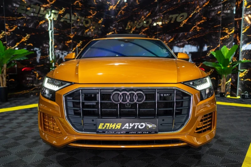 Audi Q8 50TDI QUATTRO S LINE ПАНО MATRIX B&O ЛИЗИНГ 100%, снимка 3 - Автомобили и джипове - 53194276