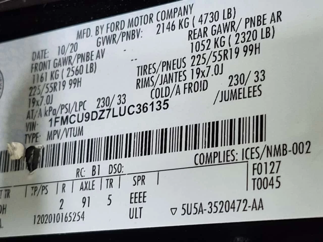 Ford Escape * TITANIUM HYBRID * REMOTE START* * ПАНОРАМА* , снимка 16 - Автомобили и джипове - 53976392