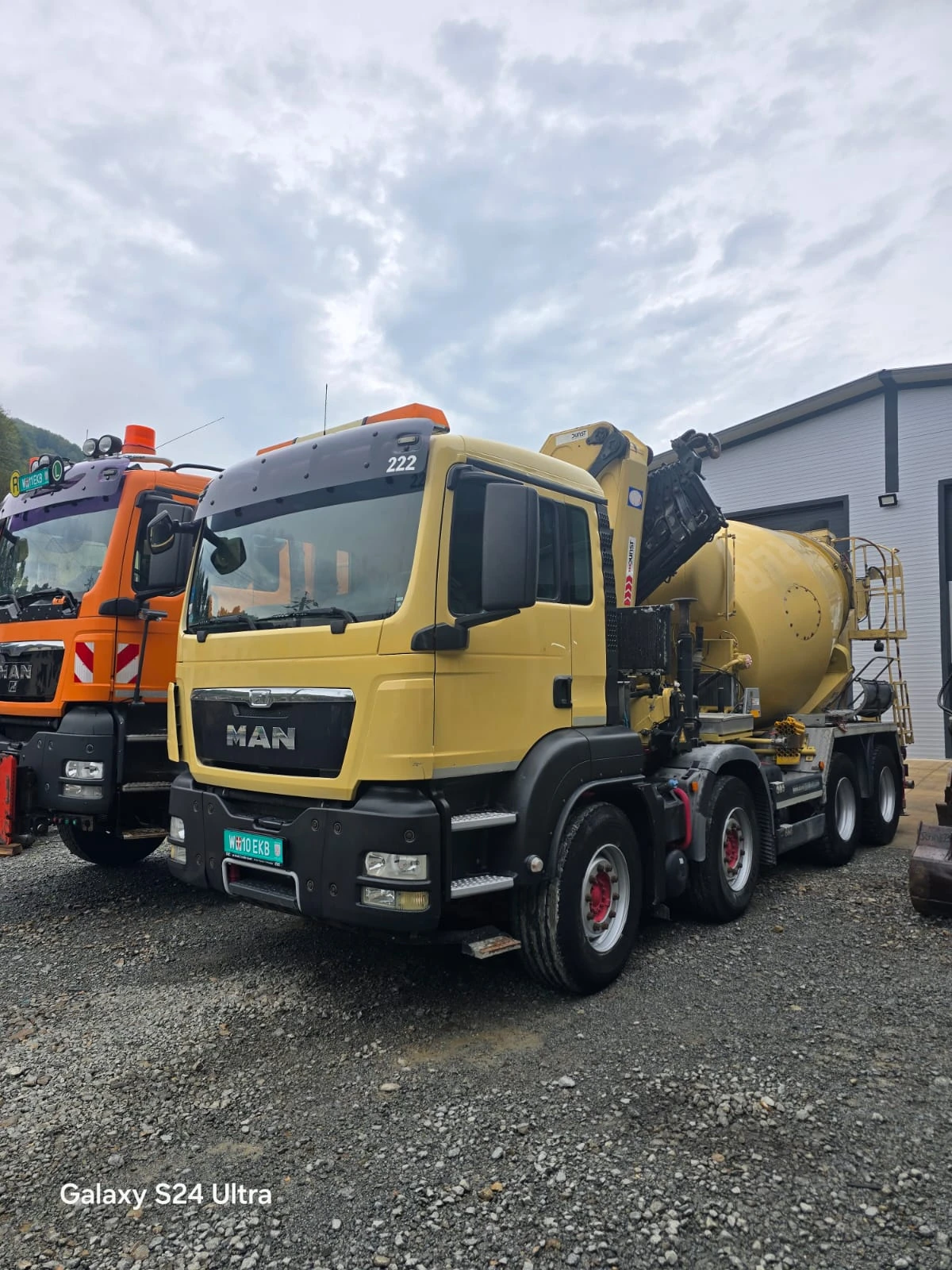 Бетон миксер Mercedes 37.43-10 кубика, Внос, , , , снимка 16 - Индустриална техника - 53774210