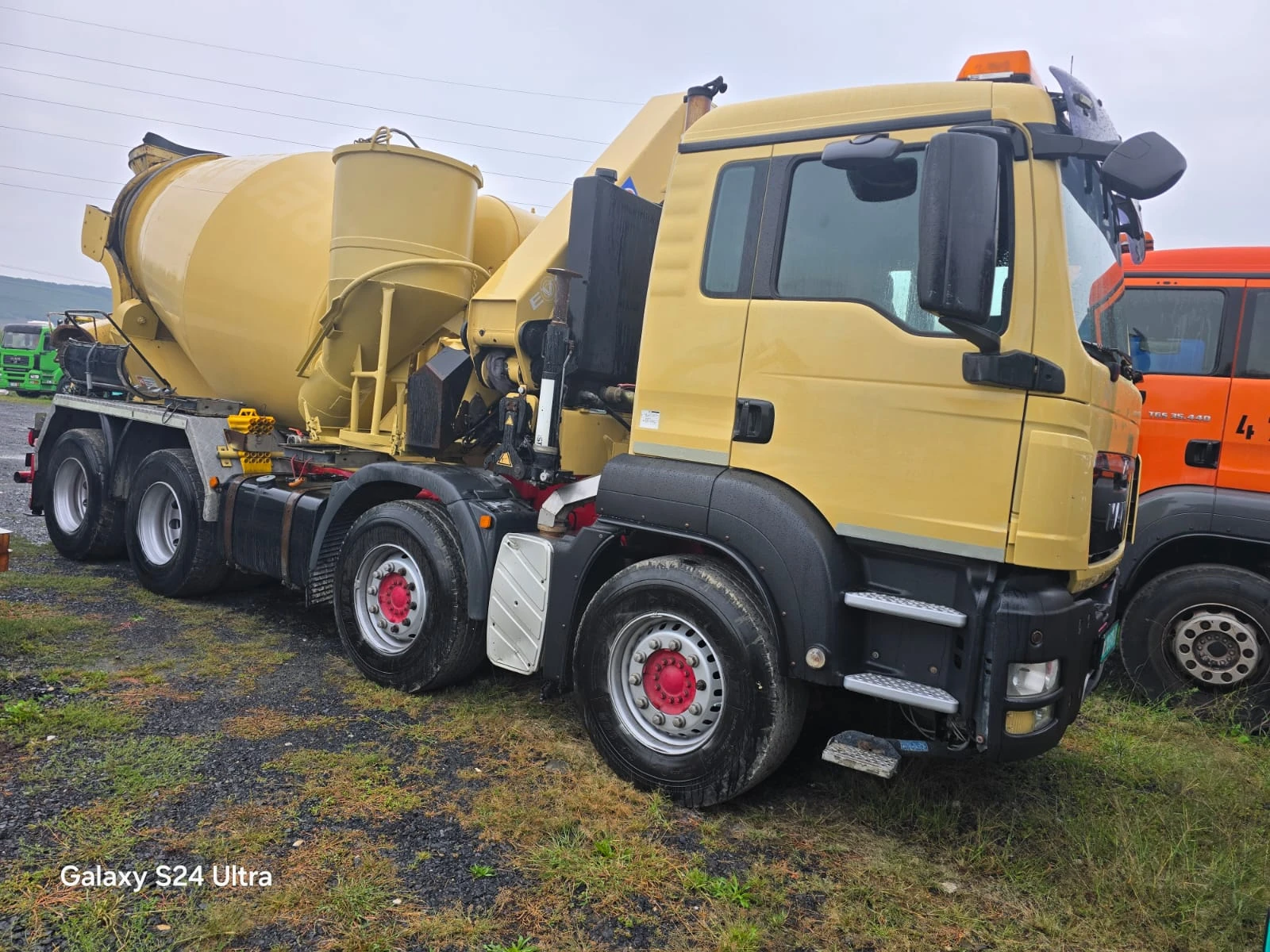 Бетон миксер Mercedes 37.43-10 кубика, Внос, , , , снимка 17 - Индустриална техника - 53774210