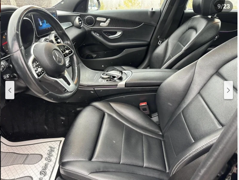 Mercedes-Benz C 300 4MATIC* LED* ПОДГРЕВ* КАМЕРА* КЕЙЛЕС* , снимка 9 - Автомобили и джипове - 53538245
