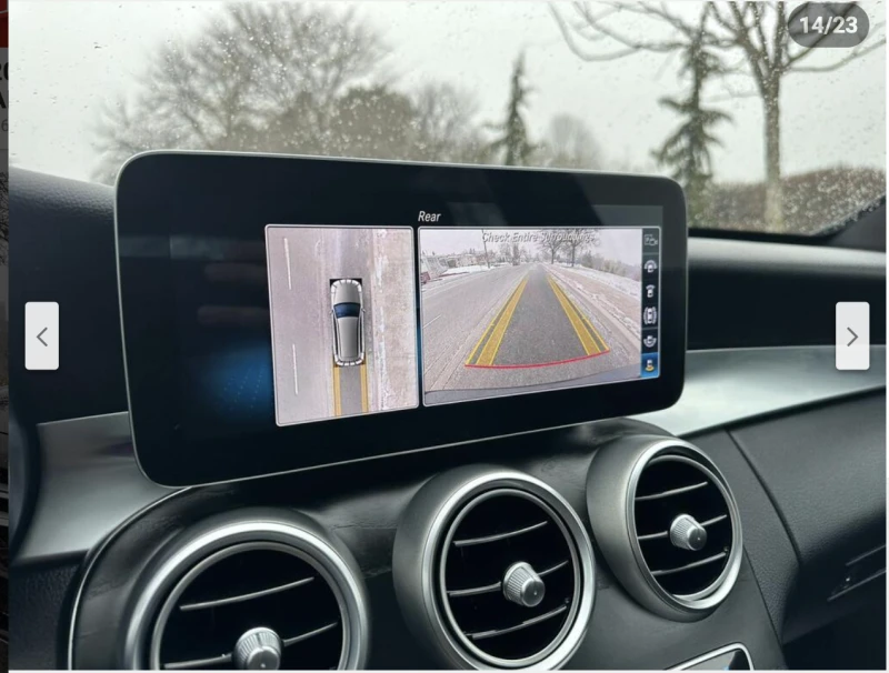 Mercedes-Benz C 300 4MATIC* LED* ПОДГРЕВ* КАМЕРА* КЕЙЛЕС* , снимка 10 - Автомобили и джипове - 53538245