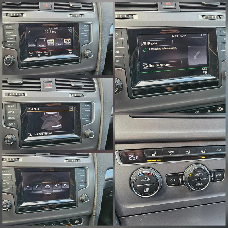 VW Golf 1.6 Tdi Navig/Klimatronik/2015g, снимка 14 - Автомобили и джипове - 52893126