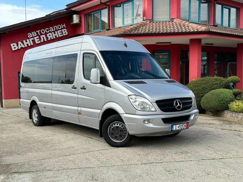 Mercedes-Benz Sprinter 519 CDI* MAXI* Euro5* 5+ 1 места* Климатик, снимка 1 - Бусове и автобуси - 47225648