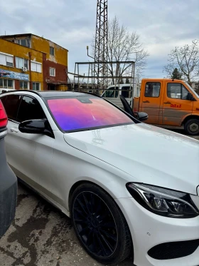 Mercedes-Benz C 220 Mercedes C220 AMG MULTIBEAM / 19   / Обслужена / П, снимка 3