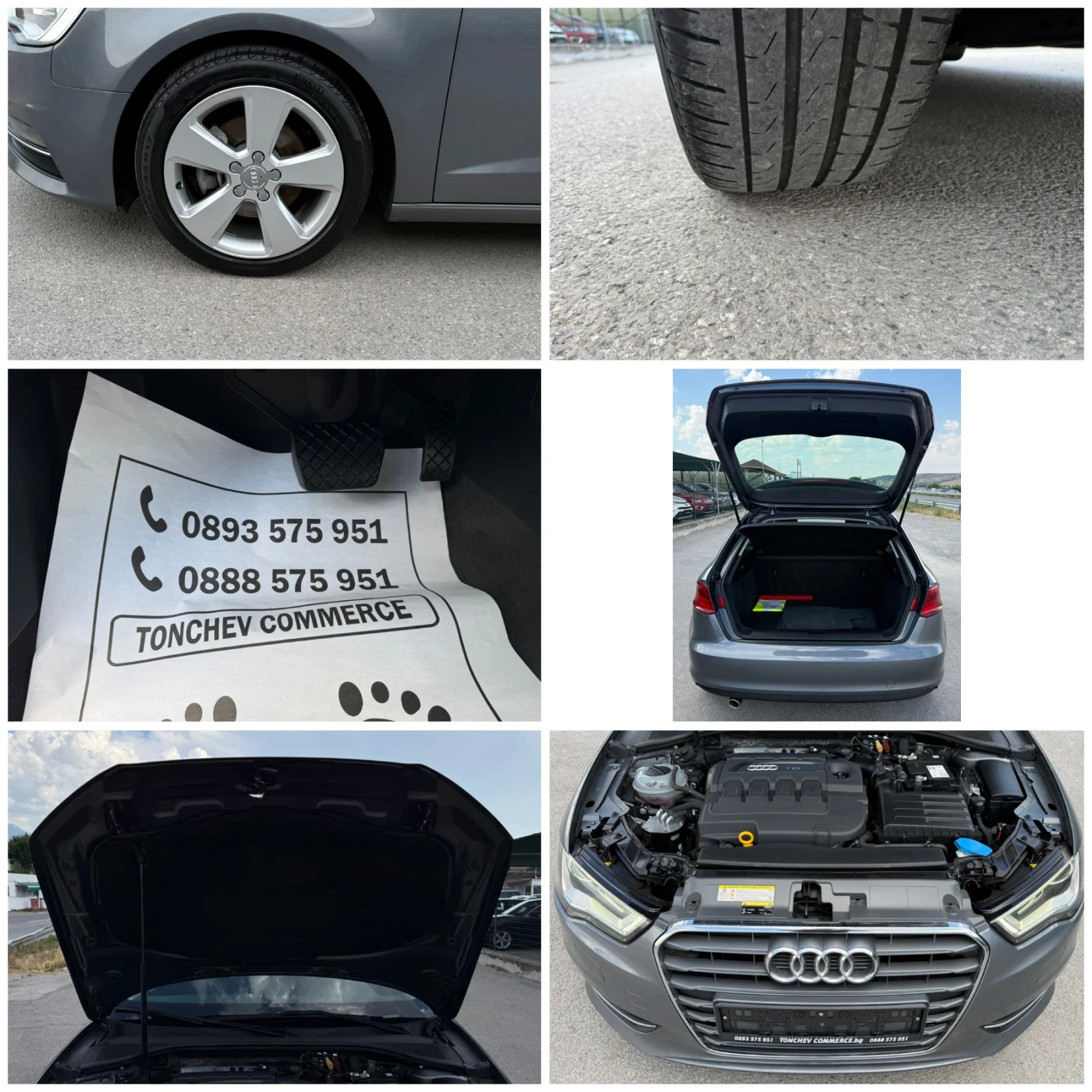 Audi A3 1.6-TDI-АВТОМАТ-179.000км-НАПЪЛНО РЕАЛНИ-КАТО НОВА, снимка 17 - Автомобили и джипове - 55789850