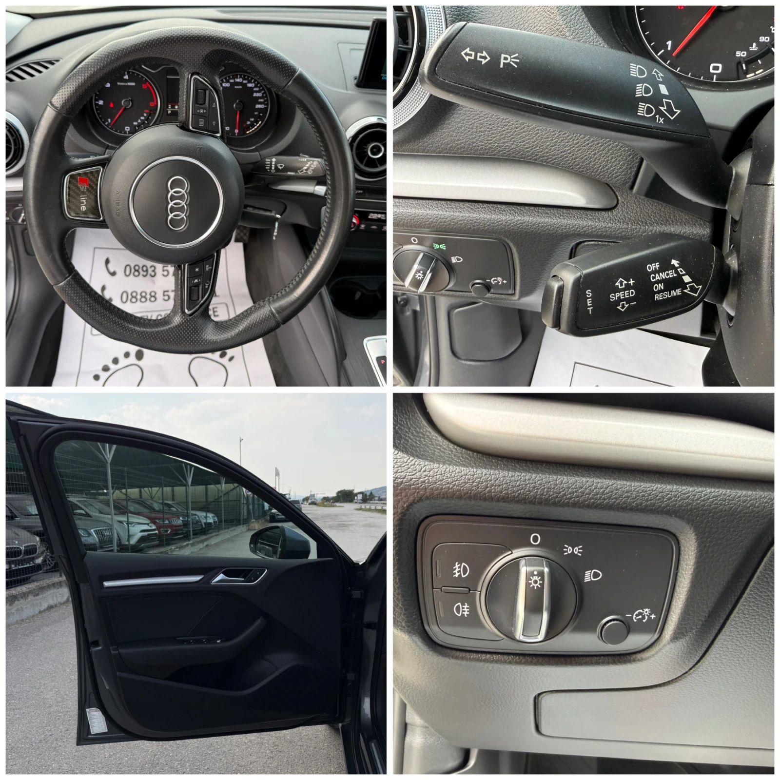 Audi A3 1.6-TDI-АВТОМАТ-179.000км-НАПЪЛНО РЕАЛНИ-КАТО НОВА, снимка 15 - Автомобили и джипове - 55789850