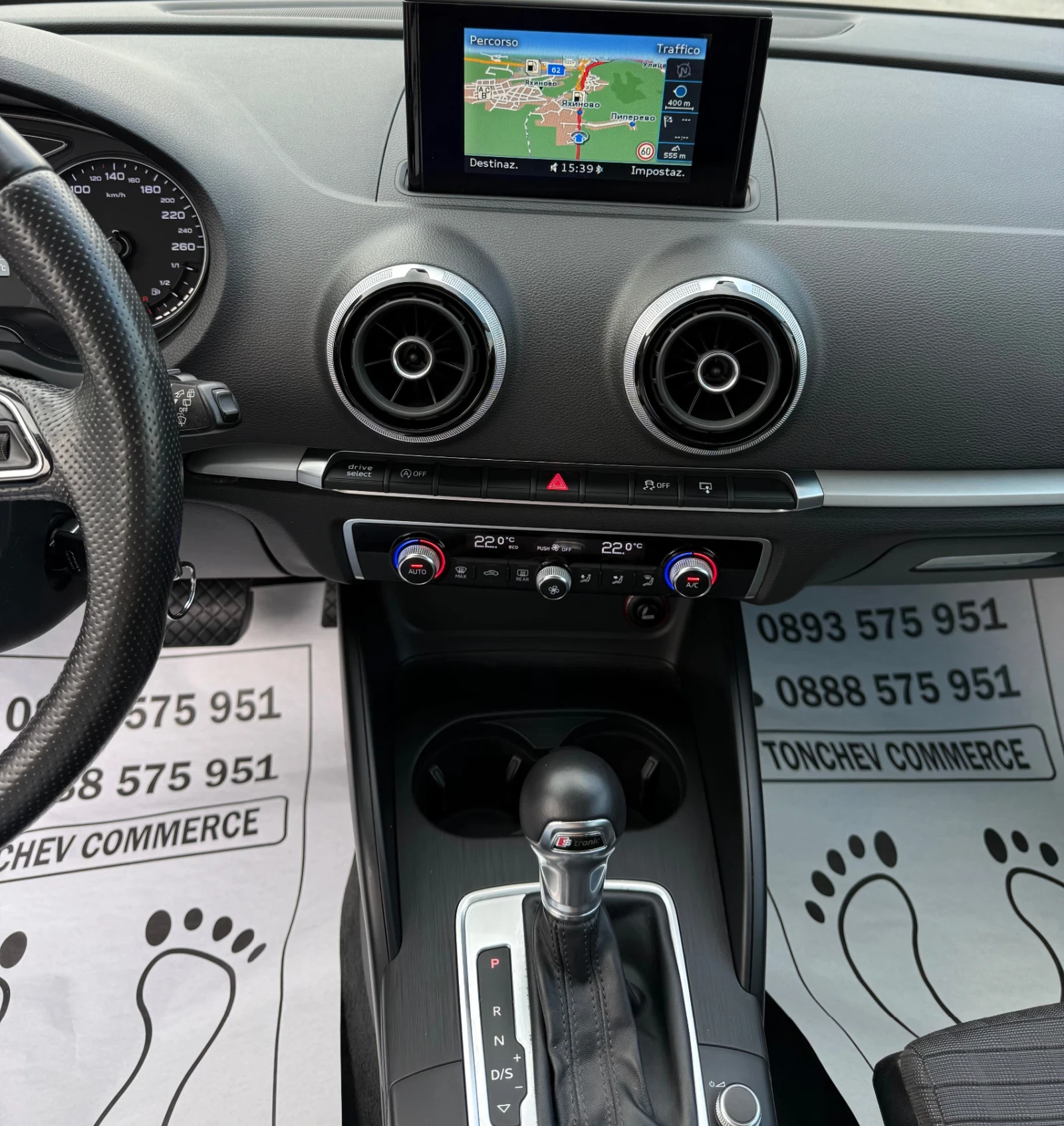Audi A3 1.6-TDI-АВТОМАТ-179.000км-НАПЪЛНО РЕАЛНИ-КАТО НОВА, снимка 9 - Автомобили и джипове - 55789850