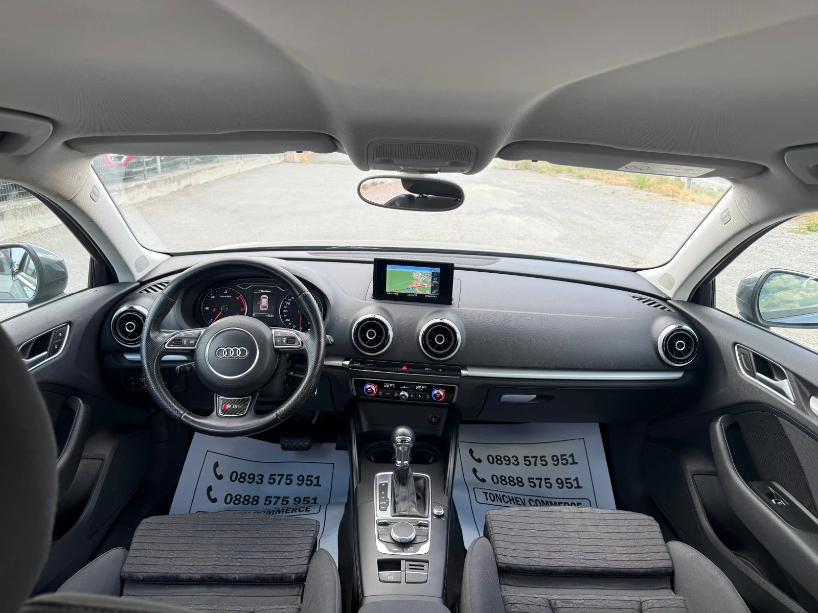 Audi A3 1.6-TDI-АВТОМАТ-179.000км-НАПЪЛНО РЕАЛНИ-КАТО НОВА, снимка 13 - Автомобили и джипове - 55789850