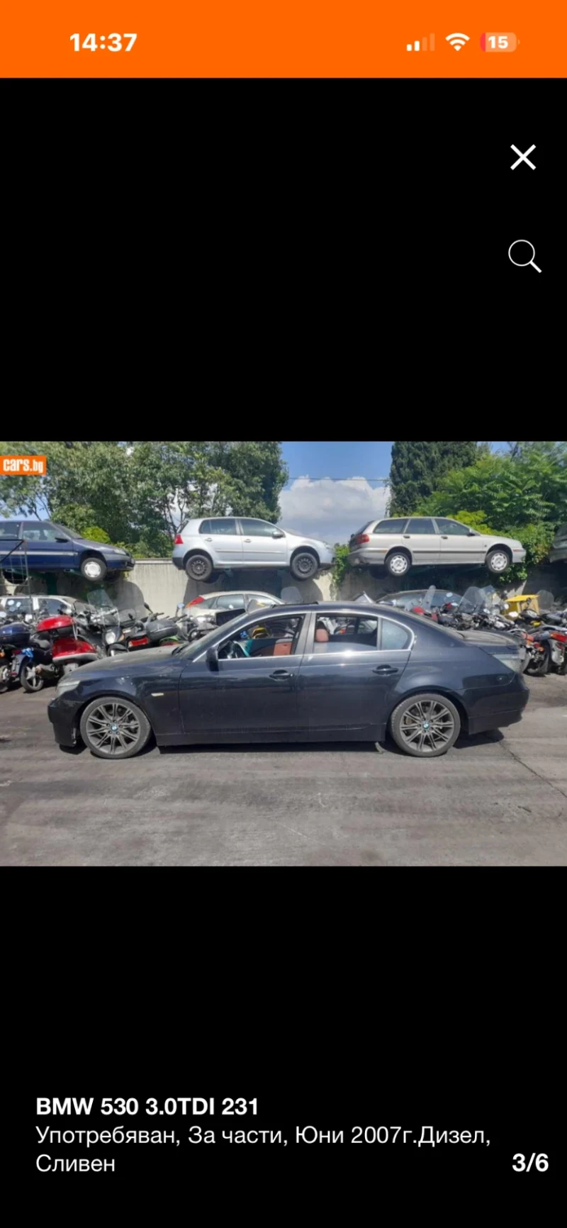 BMW 530 E60 530d, снимка 3 - Автомобили и джипове - 53045171