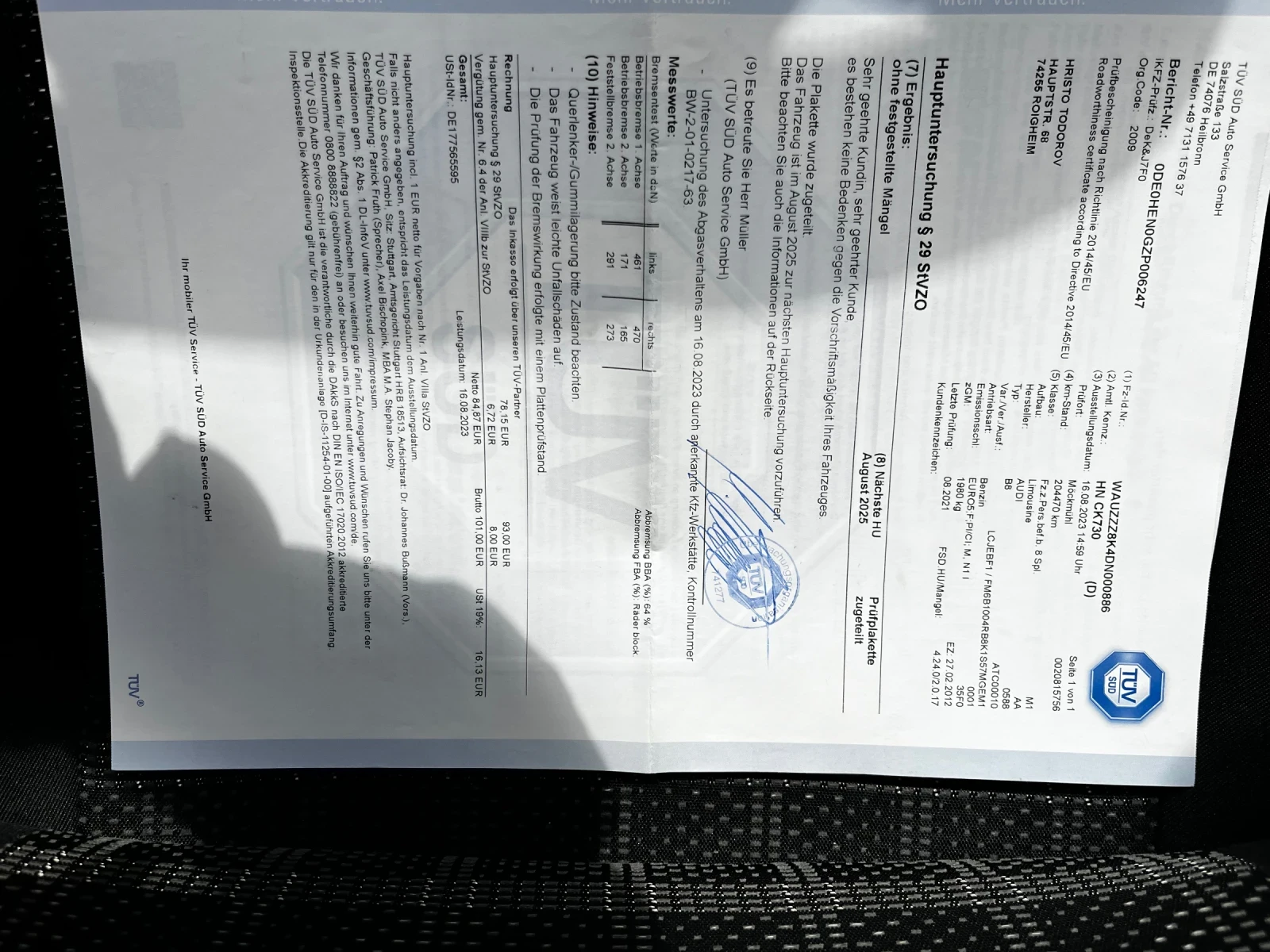 Audi A4 1.8 TFSI, снимка 16 - Автомобили и джипове - 54256746