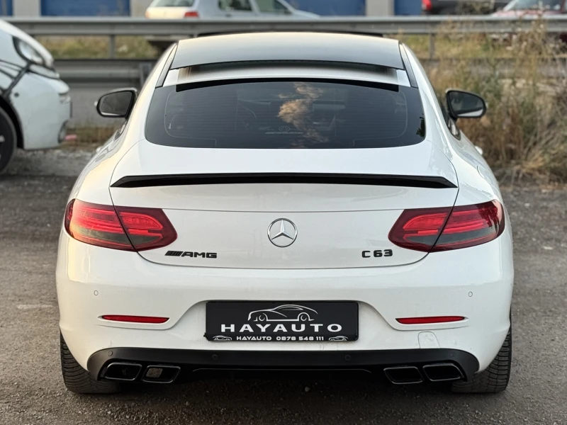 Mercedes-Benz C 220 d= Coupe= 63 AMG= 9G-tronic= Burmester= Панорама= , снимка 6 - Автомобили и джипове - 51253301