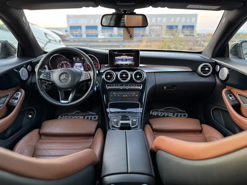 Mercedes-Benz C 220 d= Coupe= 63 AMG= 9G-tronic= Burmester= Панорама= , снимка 10 - Автомобили и джипове - 51253301