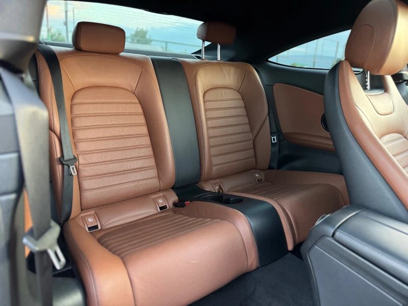 Mercedes-Benz C 220 d= Coupe= 63 AMG= 9G-tronic= Burmester= Панорама= , снимка 13 - Автомобили и джипове - 51253301