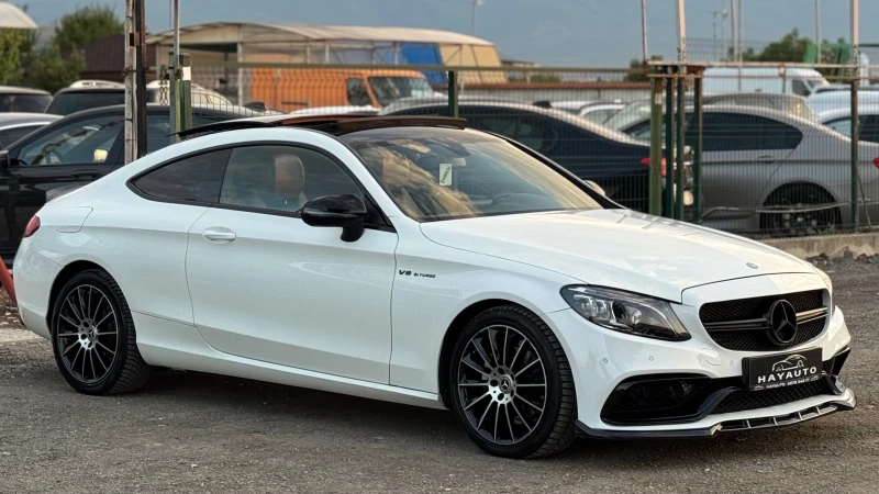 Mercedes-Benz C 220 d= Coupe= 63 AMG= 9G-tronic= Burmester= Панорама= , снимка 3 - Автомобили и джипове - 51253301