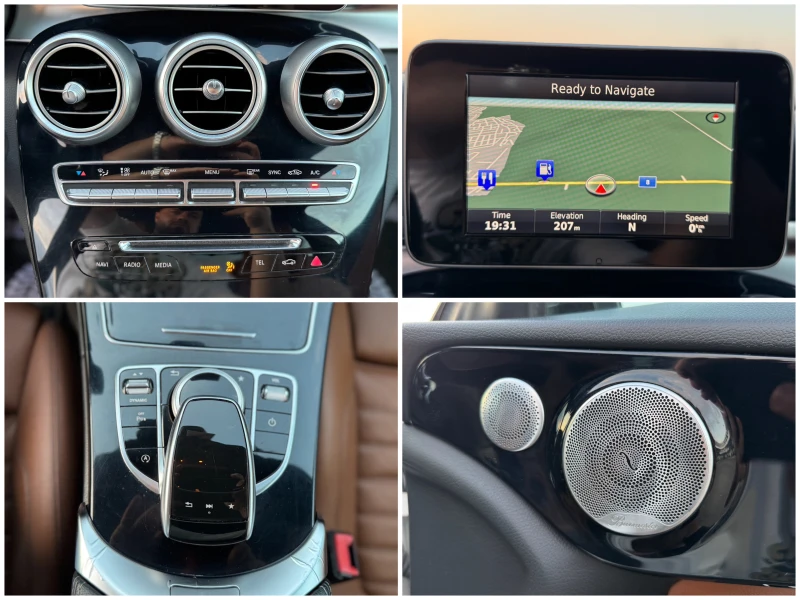 Mercedes-Benz C 220 d= Coupe= 63 AMG= 9G-tronic= Burmester= Панорама= , снимка 17 - Автомобили и джипове - 51253301
