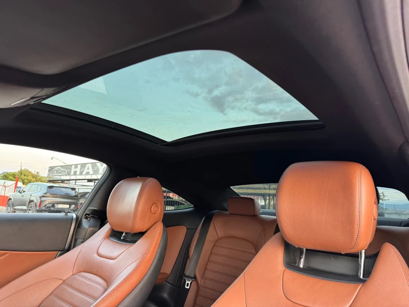 Mercedes-Benz C 220 d= Coupe= 63 AMG= 9G-tronic= Burmester= Панорама= , снимка 15 - Автомобили и джипове - 51253301