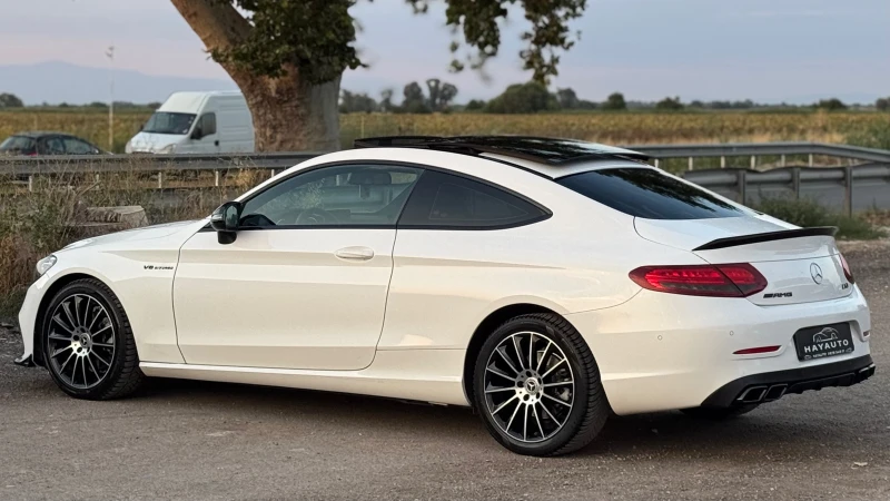 Mercedes-Benz C 220 d= Coupe= 63 AMG= 9G-tronic= Burmester= Панорама= , снимка 7 - Автомобили и джипове - 51253301
