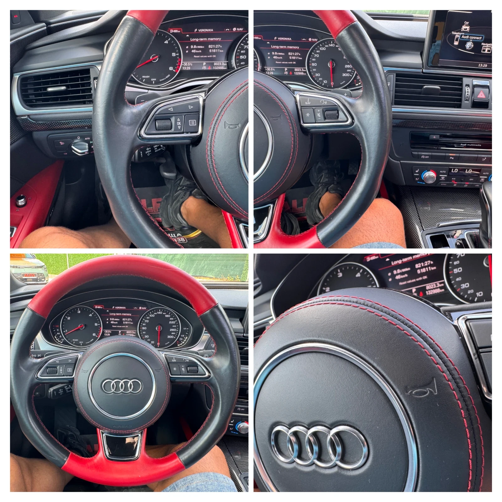 Audi A7 S7/132000км/3.0bi-TURBO/AUDI EXCLUSIVE/ГЕНЕРАЦИЯ//, снимка 16 - Автомобили и джипове - 55529023