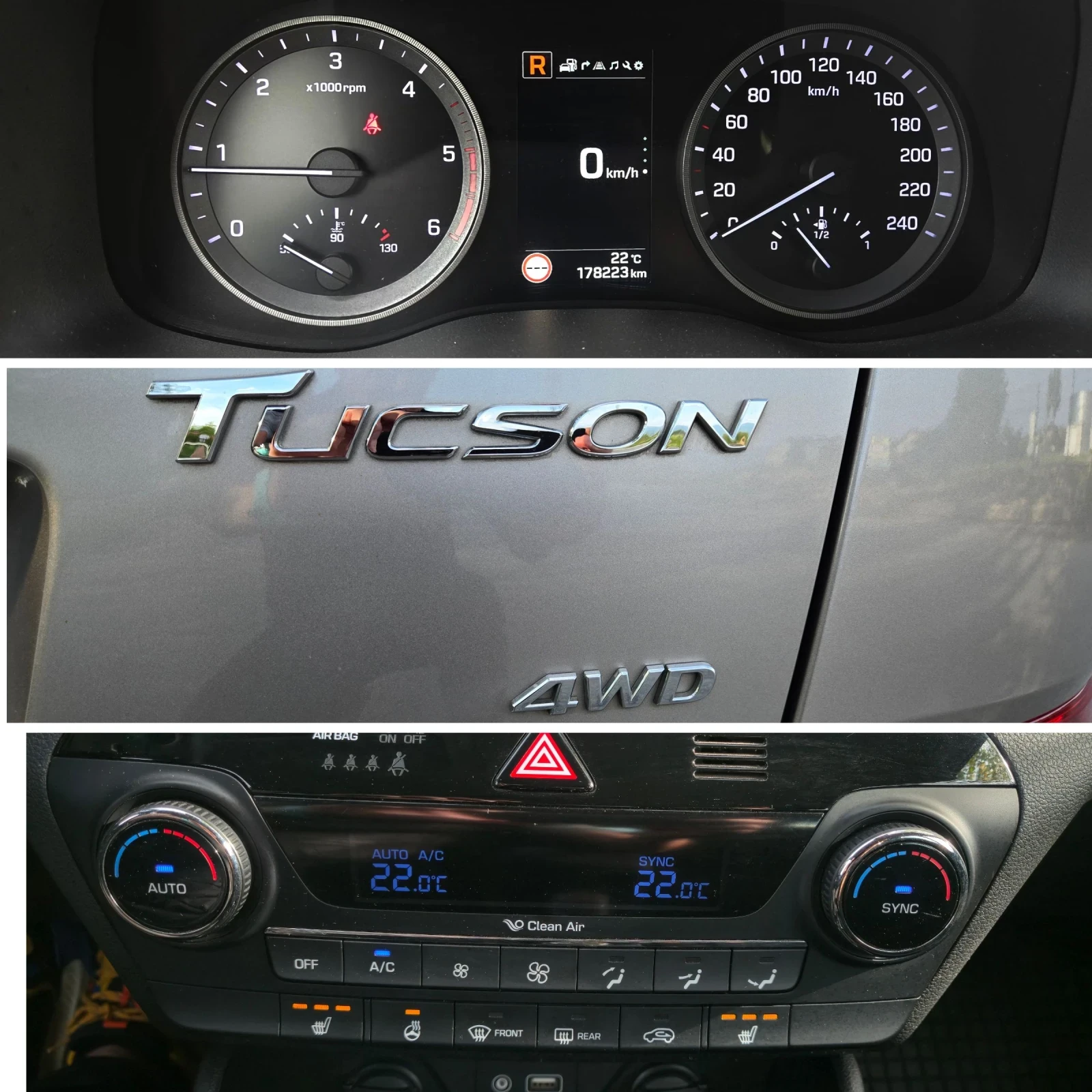 Hyundai Tucson 2.0 CRDI 136kc.4x4 PANORAMA, снимка 15 - Автомобили и джипове - 55052962