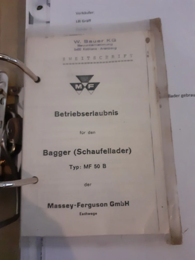 Багер Друга марка Massey-ferguson GmbH, снимка 3 - Индустриална техника - 52828825