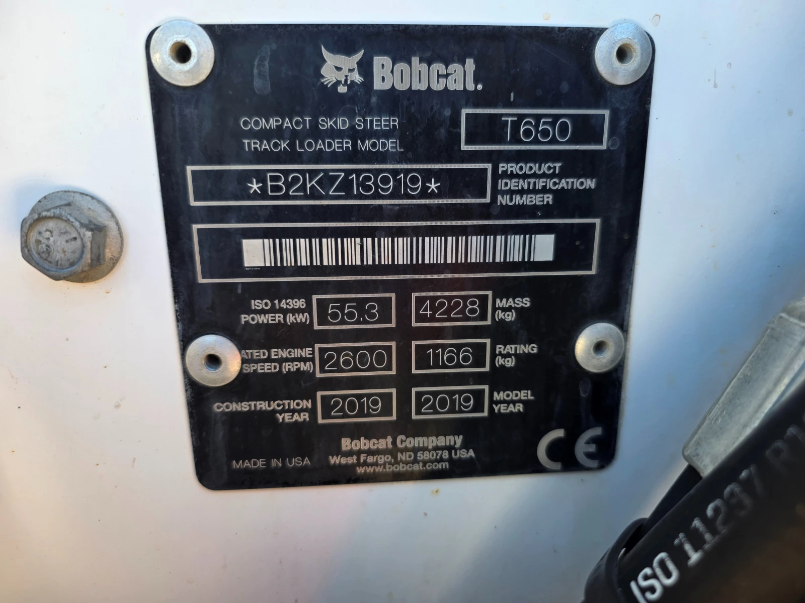 Мини челни товарачи Bobcat  Т650-HF-КЛИМАТИК, снимка 5 - Индустриална техника - 56214682