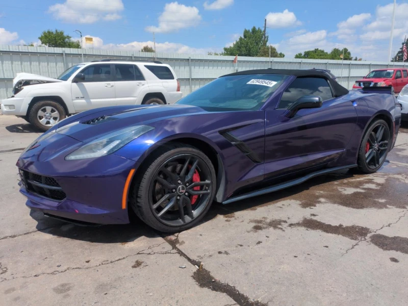 Chevrolet Corvette STINGRAY Z51 3LT* TARGA* Обдух* BOSE* Head-Up* - 43500 лв. - 84961794 1
