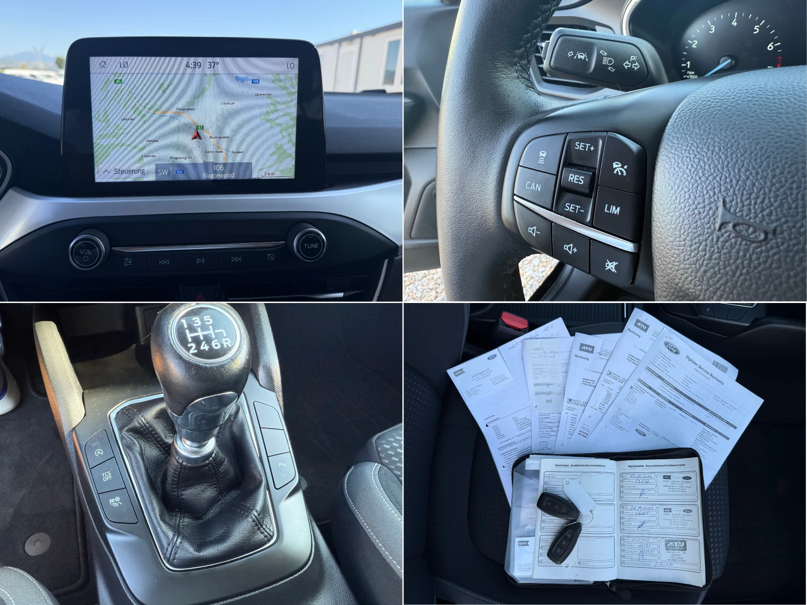 Ford Focus 1.0i/TITANIUM/NAV/LED/B&O/KEYLESS GO/SERVICE BOOK | Mobile.bg   14