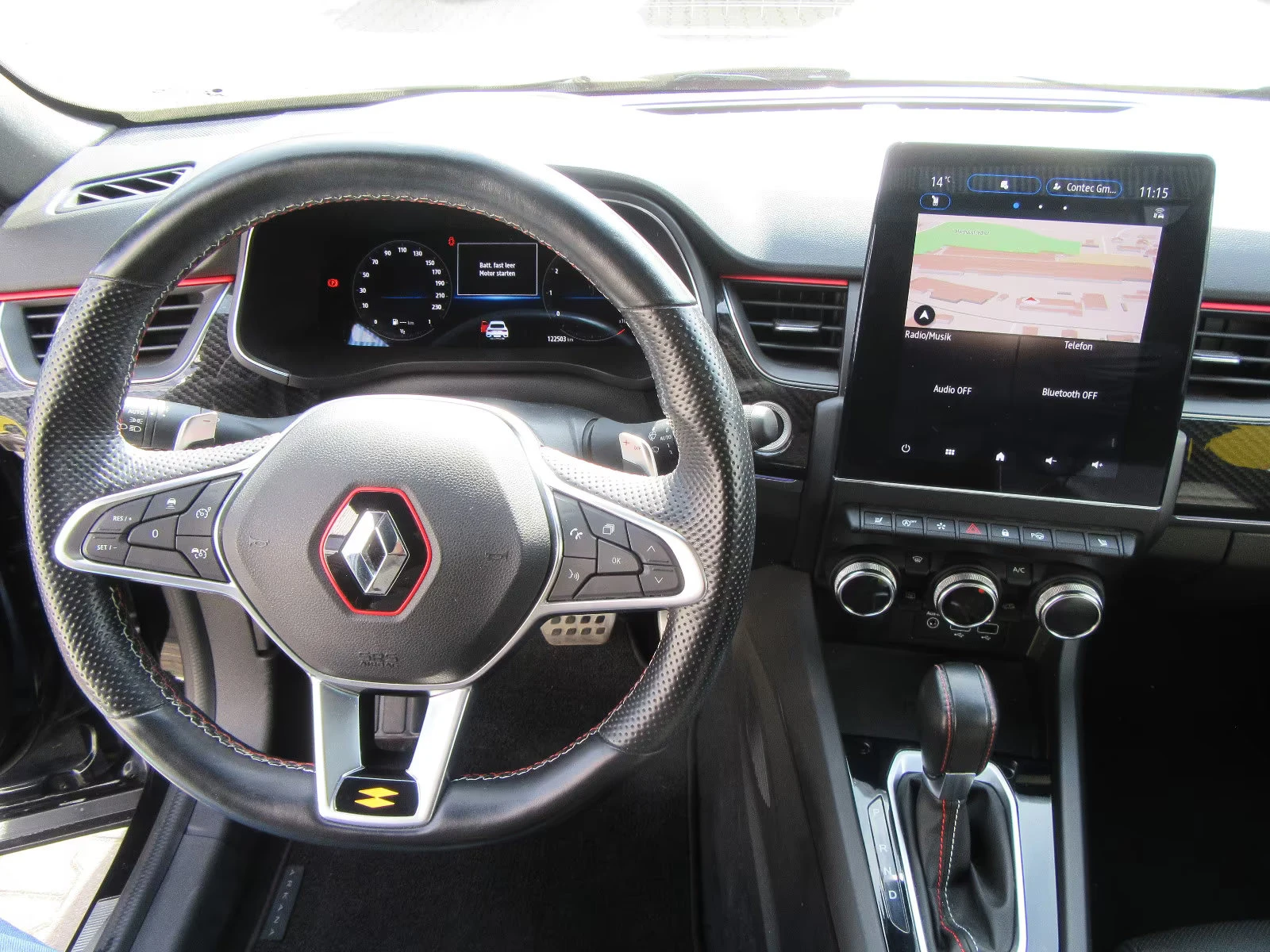 Renault Arkana TCe/160HP/RS-LINE/CAM/BOSE/NAVI/CPLAY/103q, снимка 9 - Автомобили и джипове - 54042714