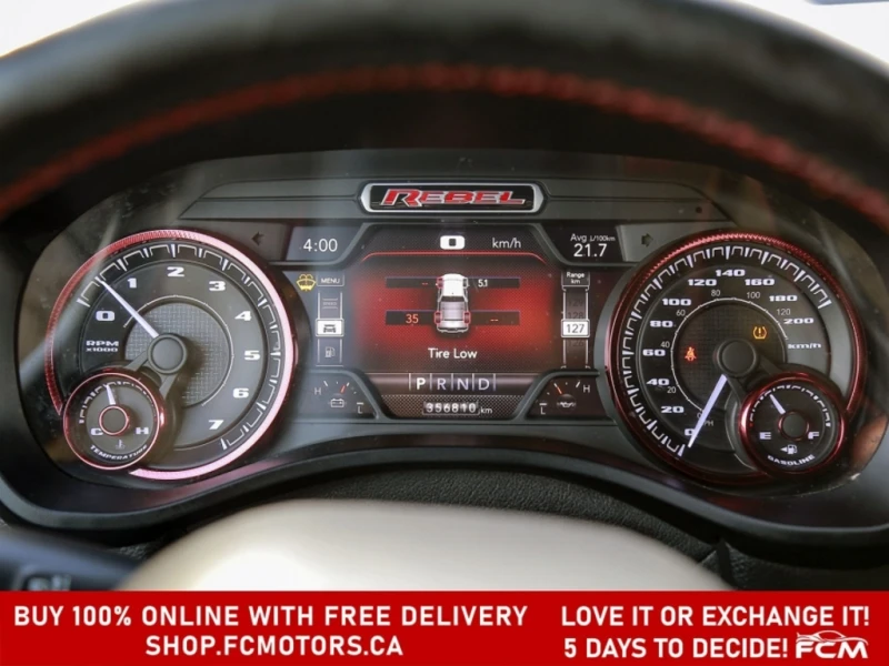 Dodge RAM 1500 Rebel * 4x4 * Подгрев * Кожа * Camera * Bluetooth, снимка 10 - Автомобили и джипове - 53431163