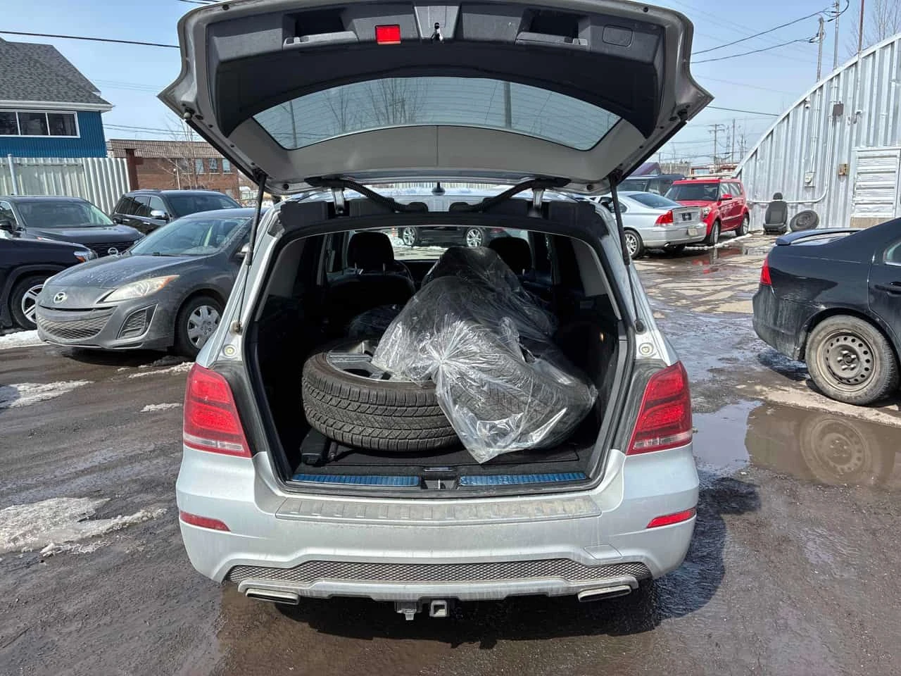 Mercedes-Benz GLK 350| ПОДГРЕВИ| КЛИП НА МОТОР + ГУМИ С ДЖАНТИ, снимка 6 - Автомобили и джипове - 54001930