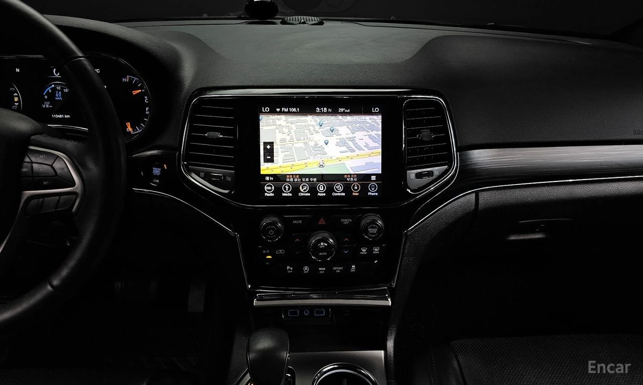 Jeep Grand cherokee 3.6* V6* 8ZF* ПОДГРЕВ* ОБДУХВАНЕ* КАМЕРА* КЕЙЛЕС* , снимка 8 - Автомобили и джипове - 54916877