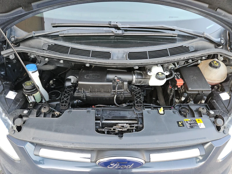 Ford Transit Custom 2.2TDCI/125k.c/6ск/5+ 1м/ACC/БЛУТУТ/EURO 5B/ТОП, снимка 8 - Бусове и автобуси - 52775232