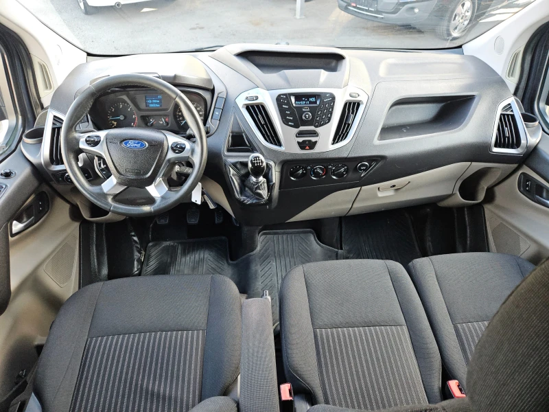 Ford Transit Custom 2.2TDCI/125k.c/6ск/5+ 1м/ACC/БЛУТУТ/EURO 5B/ТОП, снимка 10 - Бусове и автобуси - 52775232