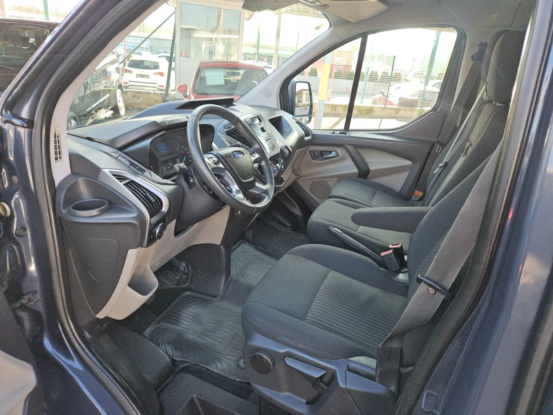 Ford Transit Custom 2.2TDCI/125k.c/6ск/5+ 1м/ACC/БЛУТУТ/EURO 5B/ТОП, снимка 9 - Бусове и автобуси - 52775232