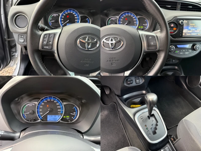 Toyota Yaris 1.5/Hybrid/Automatic/Euro6B/114000km, снимка 13 - Автомобили и джипове - 49292965