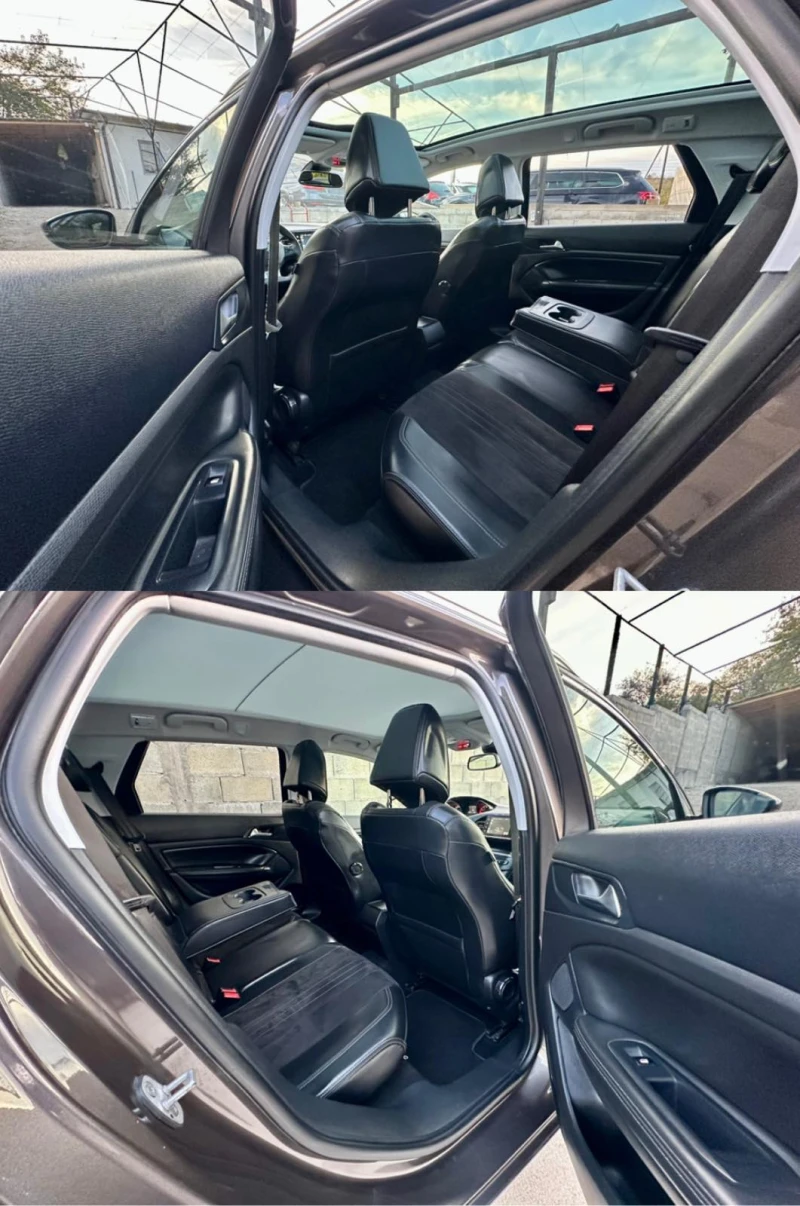 Peugeot 308 2.0 Blue-HDi, Автомат, Кожа с Алкантара, Панорама, снимка 14 - Автомобили и джипове - 52246266