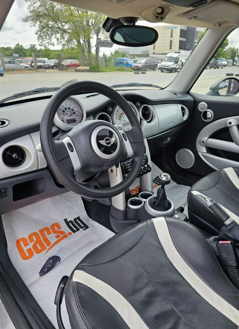 Mini Cooper 1.6i  Панорама Регистриран, снимка 8 - Автомобили и джипове - 46270879