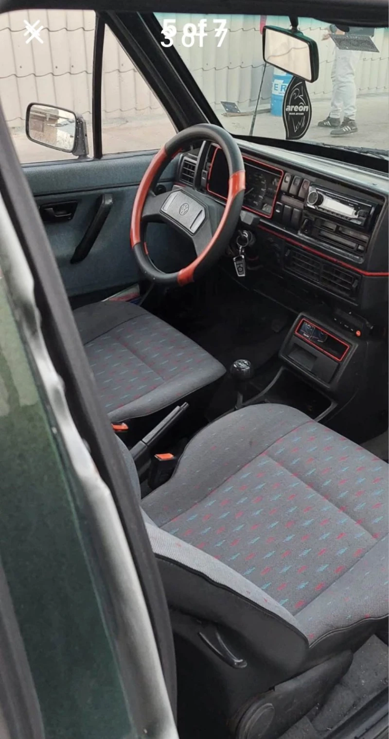 VW Golf 2 1.6 75hp 5ск RABBIT-хамелеон-топ, снимка 3 - Автомобили и джипове - 52352461