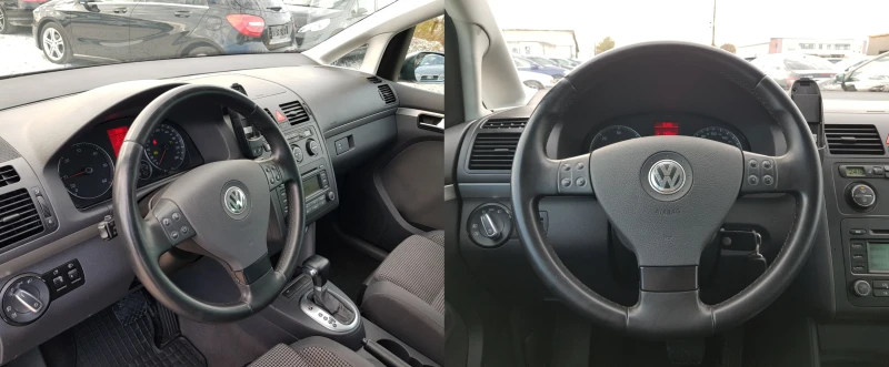 VW Touran 2.0 TDI-140 к.с. АВТОМАТИК 6+ 1 места ЛИЗИНГ, снимка 15 - Автомобили и джипове - 52281143