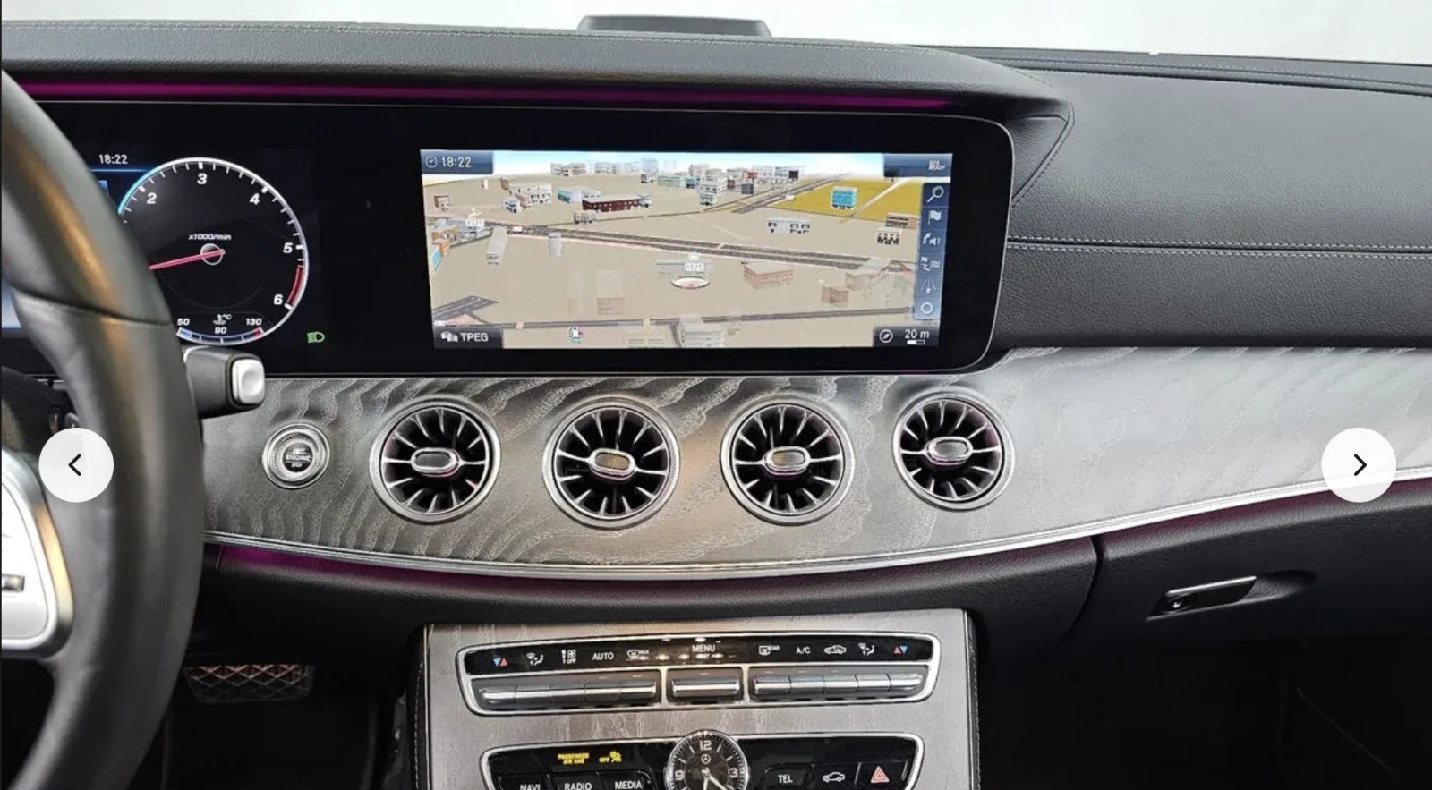 Mercedes-Benz CLS 400 4MATIC* BURMESTER* 360КАМЕРА* LANE* ASSIST* , снимка 9 - Автомобили и джипове - 53850915