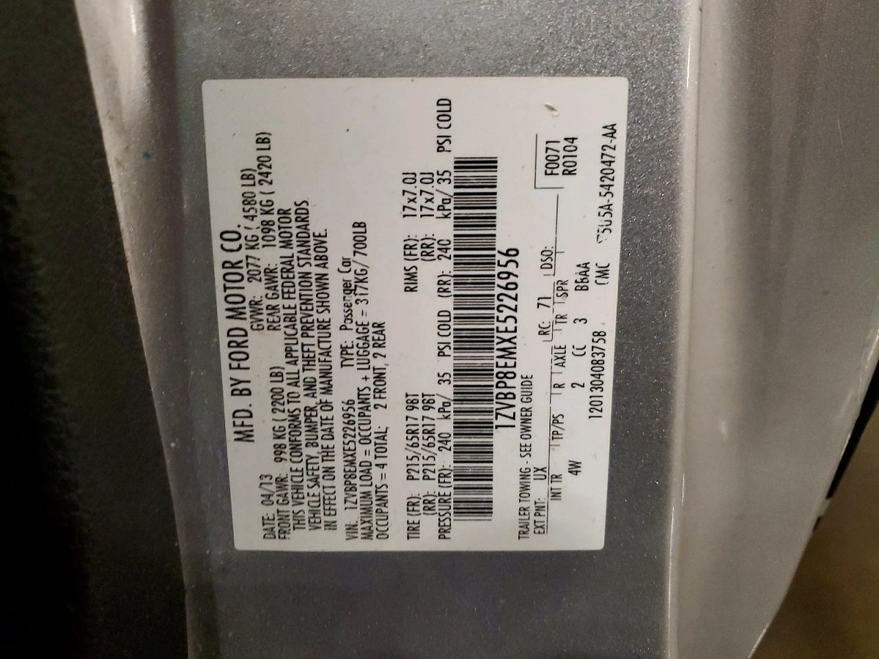 Ford Mustang 3.7l, снимка 12 - Автомобили и джипове - 54002320