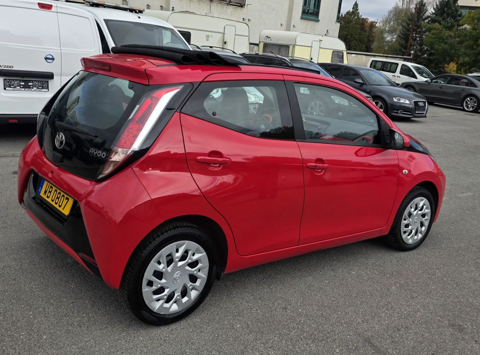 Toyota Aygo Кабрио, keyless, кожа, снимка 8 - Автомобили и джипове - 56714097