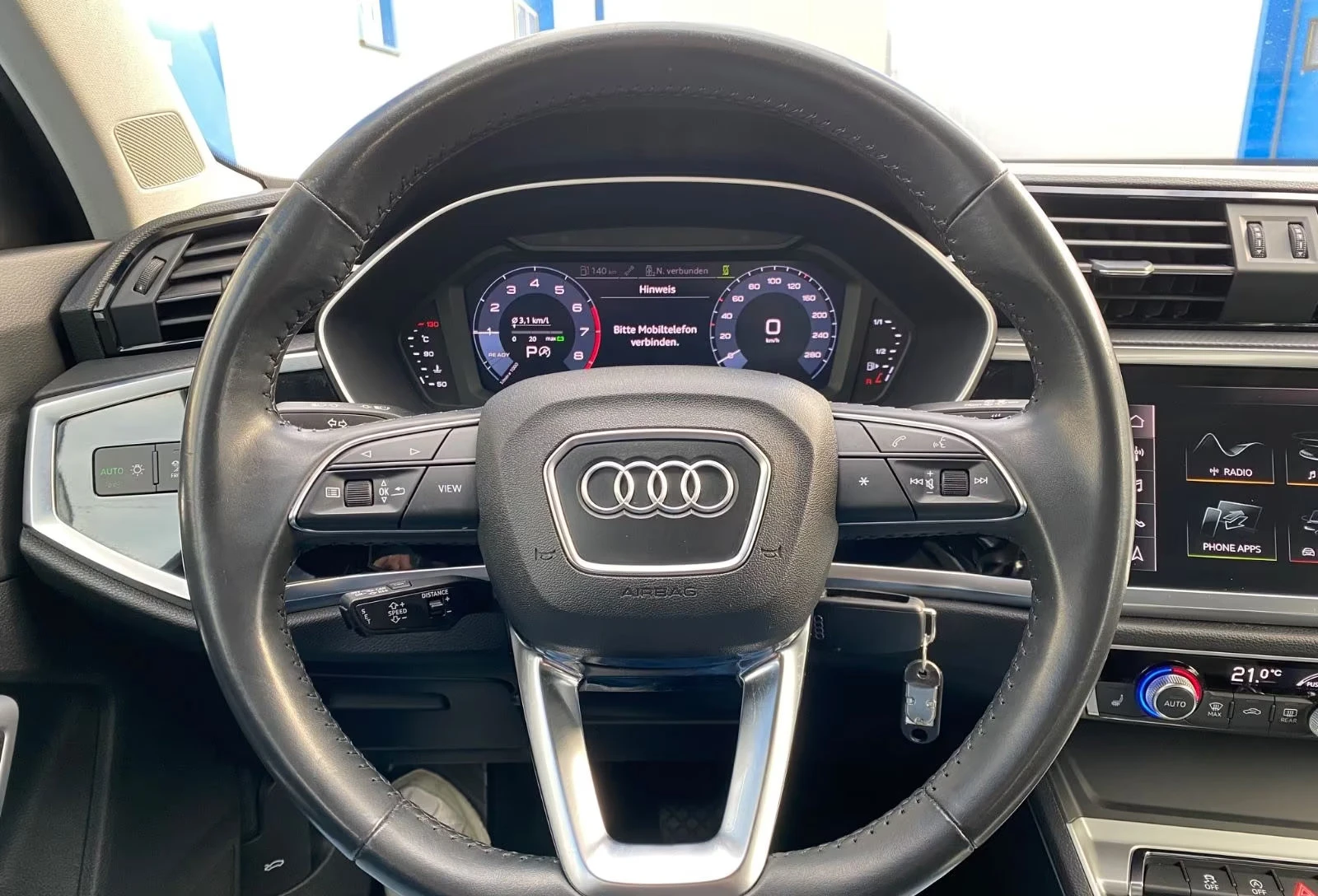 Audi Q3 35TFSI/150HP/CAM/AHK/NAVI/CPLAY/ACC/272q, снимка 9 - Автомобили и джипове - 54455368
