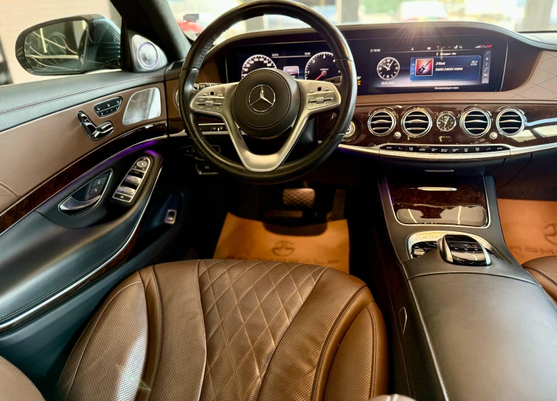 Mercedes-Benz S 350 Long* 4Мatic* Full* Лизинг* Burm* Обдух* Подгрев, снимка 9 - Автомобили и джипове - 51027146