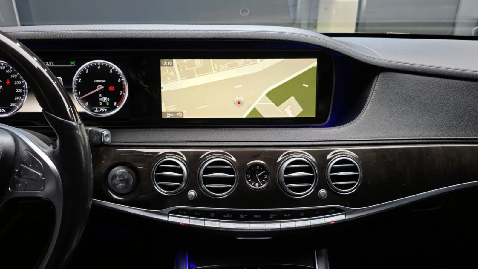 Mercedes-Benz S 500 ПОДГРЕВ | ОБДУХ | 360 КАМЕРА | ПАНОРАМА, снимка 12 - Автомобили и джипове - 54667995