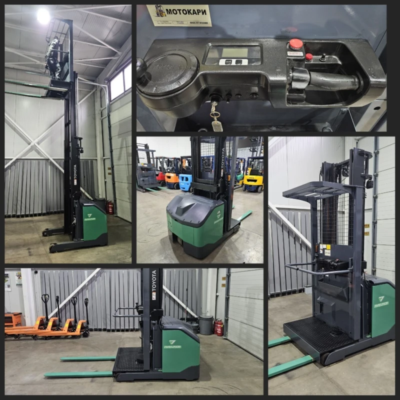 Електрокар Toyota Рийчтрак за подредба на рафтове., снимка 14 - Индустриална техника - 53364171