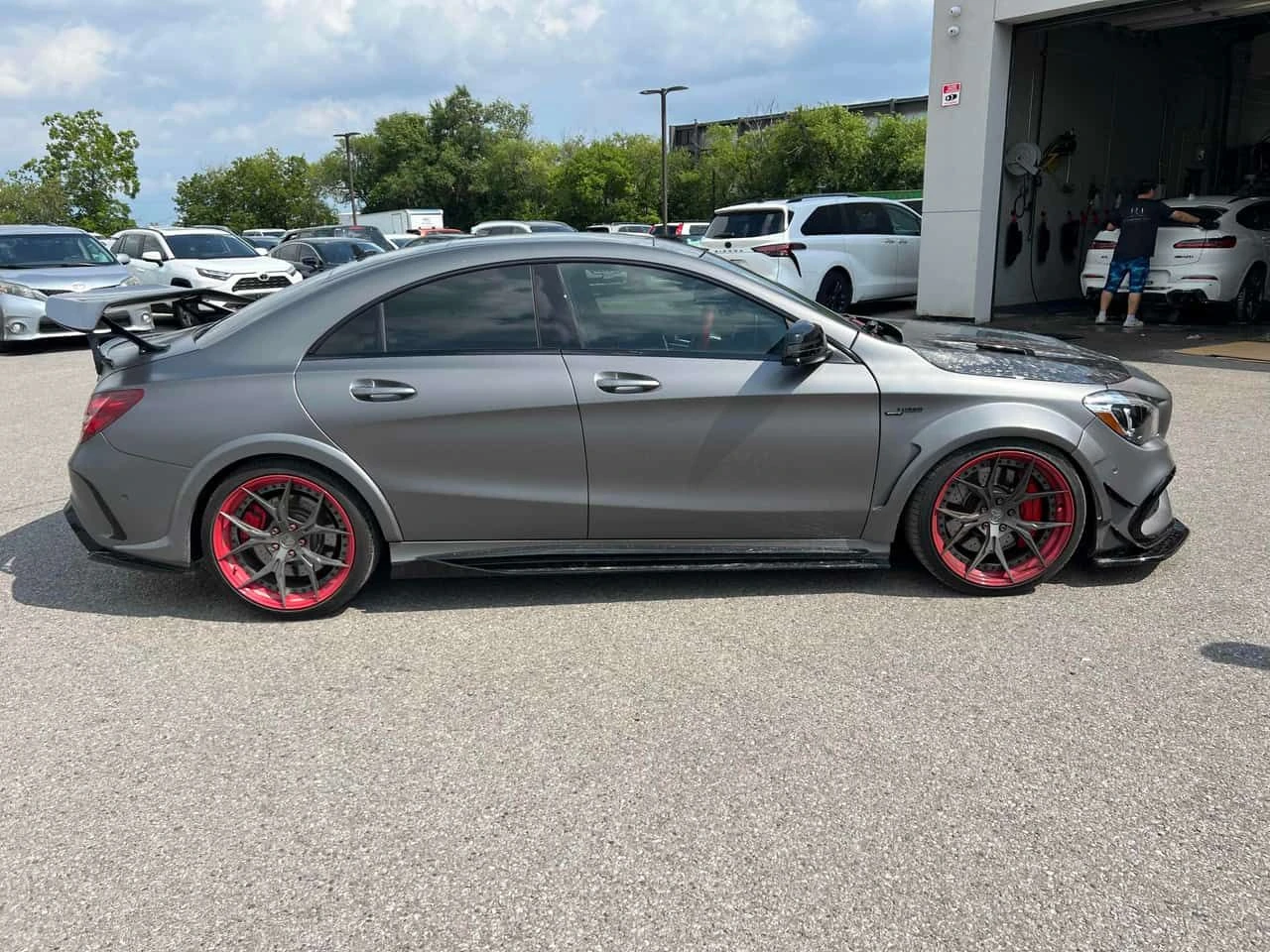 Mercedes-Benz CLA 45 AMG 4MATIC * BUCKET SEATS* КАРБОН* МНОГО ДОРАБОТКИ* , снимка 4 - Автомобили и джипове - 55614618