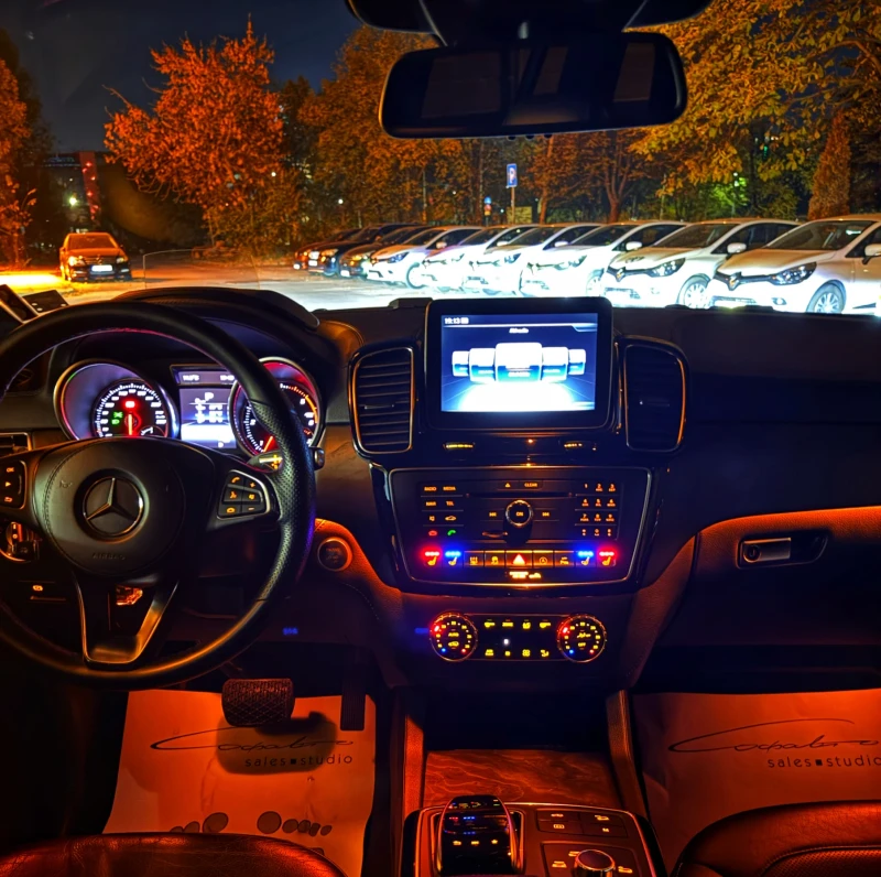 Mercedes-Benz GLS 350 AMG/Обдух/Подгрев/HeadUp/Печка/Панорма/360/Вакум/, снимка 9 - Автомобили и джипове - 52690851